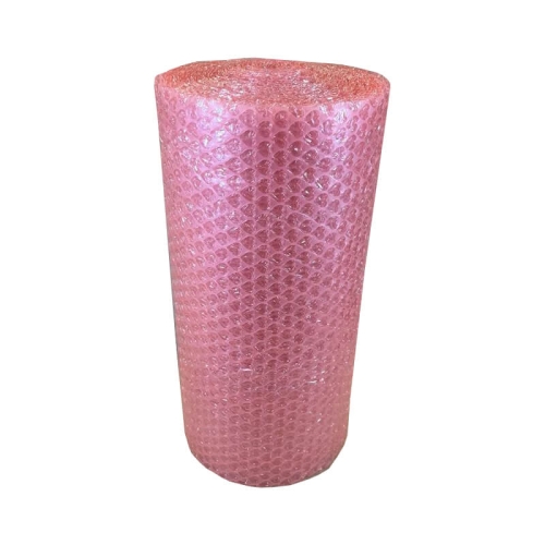 Light Pink/Red Heart Bubble Wrap 500mm x 20m