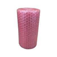 Light Pink/Red Heart Bubble Wrap 300mm x 10m x 1 Roll