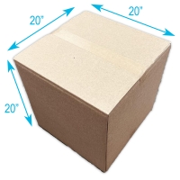 Cardboard Box 20 x 20 x 20, 508 x 508 x 508mm - 1 Box