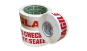 Printed Warning Tapes, Fragile, Glass etc 