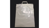 Clip Close Carrier Bags - White 