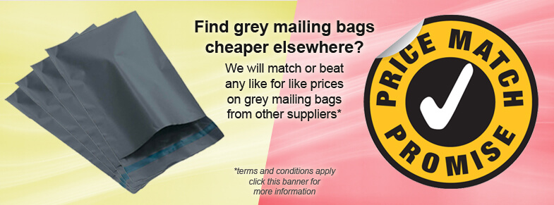 GREY MAILING BAGS Any Qty/Size CHEAP Royal Mail Postal Small Medium Large 